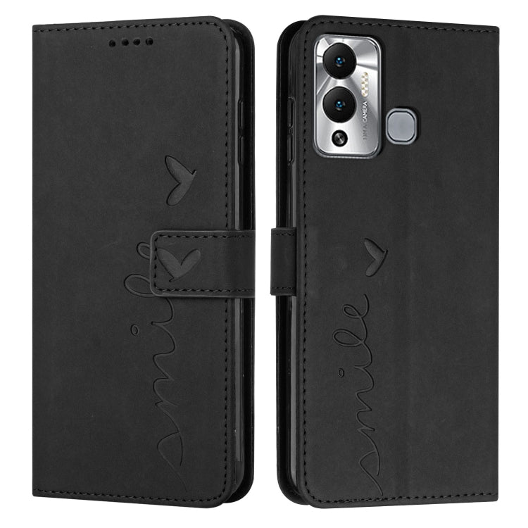 Skin Feel Heart Pattern Leather Phone Case, For Infinix Hot 12 Play, For Infinix Hot 12i, For Infinix Hot 12, For Infinix Note 12 G96, For Infinix Note 12 VIP, For Infinix Note 12/12 Pro, For Infinix Note 12i, For Infinix Smart 6 Plus India