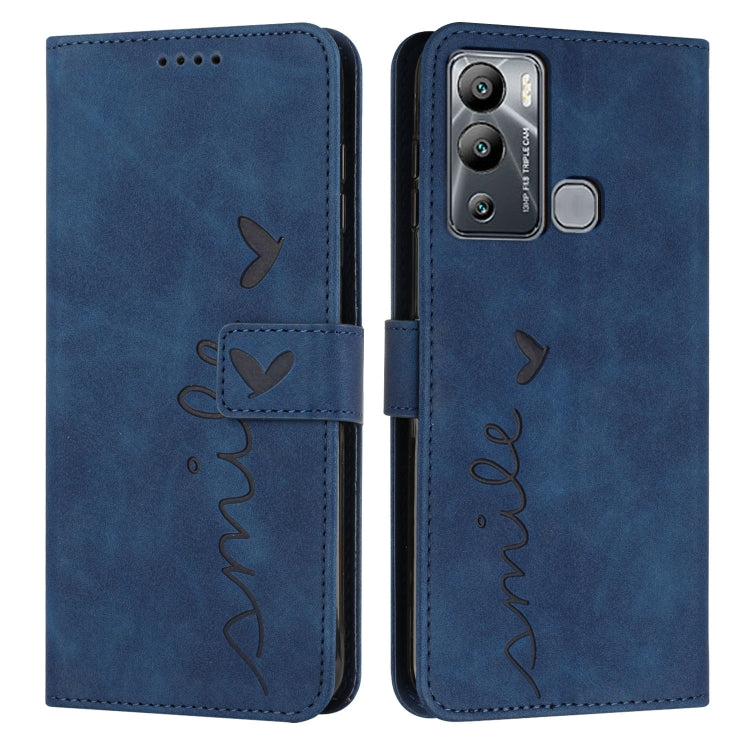 Skin Feel Heart Pattern Leather Phone Case, For Infinix Hot 12 Play, For Infinix Hot 12i, For Infinix Hot 12, For Infinix Note 12 G96, For Infinix Note 12 VIP, For Infinix Note 12/12 Pro, For Infinix Note 12i, For Infinix Smart 6 Plus India
