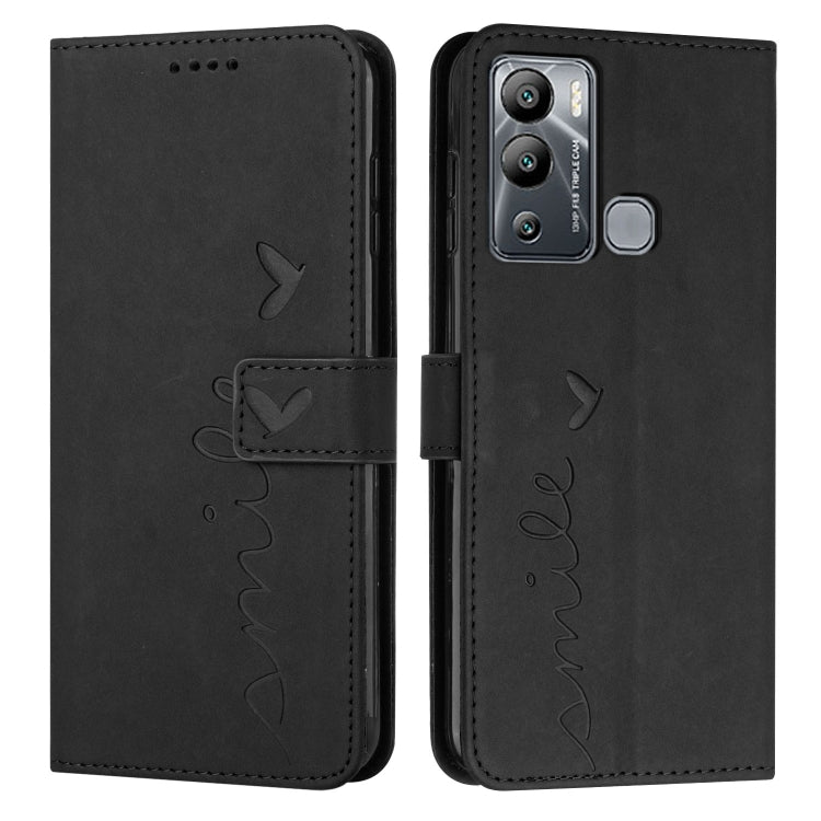 Skin Feel Heart Pattern Leather Phone Case, For Infinix Hot 12 Play, For Infinix Hot 12i, For Infinix Hot 12, For Infinix Note 12 G96, For Infinix Note 12 VIP, For Infinix Note 12/12 Pro, For Infinix Note 12i, For Infinix Smart 6 Plus India