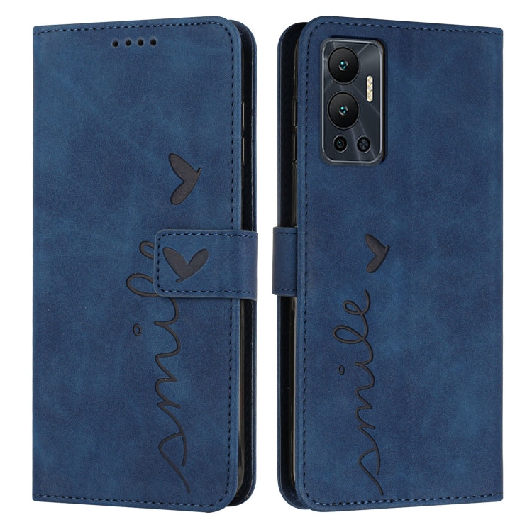 Skin Feel Heart Pattern Leather Phone Case, For Infinix Hot 12 Play, For Infinix Hot 12i, For Infinix Hot 12, For Infinix Note 12 G96, For Infinix Note 12 VIP, For Infinix Note 12/12 Pro, For Infinix Note 12i, For Infinix Smart 6 Plus India