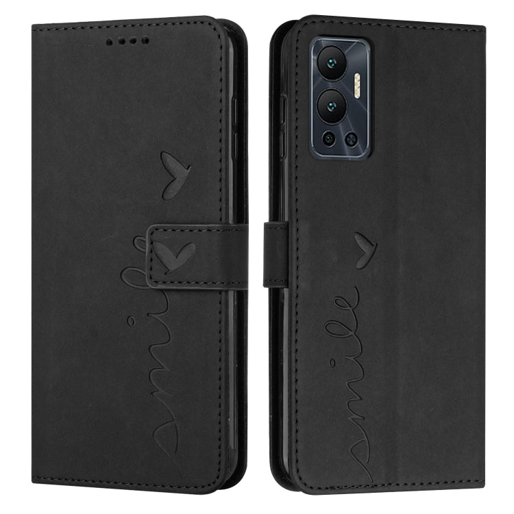 Skin Feel Heart Pattern Leather Phone Case, For Infinix Hot 12 Play, For Infinix Hot 12i, For Infinix Hot 12, For Infinix Note 12 G96, For Infinix Note 12 VIP, For Infinix Note 12/12 Pro, For Infinix Note 12i, For Infinix Smart 6 Plus India