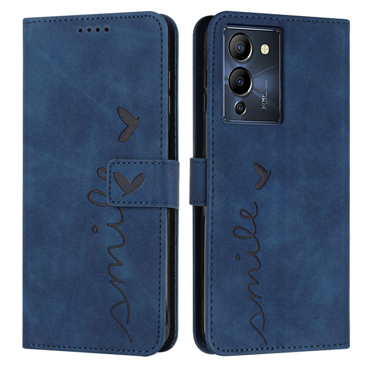 Skin Feel Heart Pattern Leather Phone Case, For Infinix Hot 12 Play, For Infinix Hot 12i, For Infinix Hot 12, For Infinix Note 12 G96, For Infinix Note 12 VIP, For Infinix Note 12/12 Pro, For Infinix Note 12i, For Infinix Smart 6 Plus India