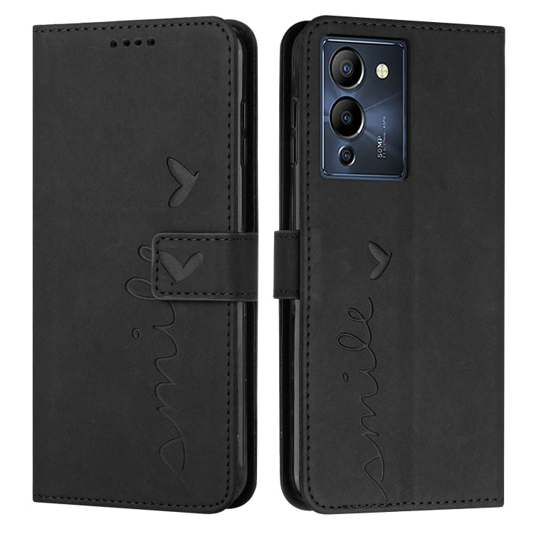 Skin Feel Heart Pattern Leather Phone Case, For Infinix Hot 12 Play, For Infinix Hot 12i, For Infinix Hot 12, For Infinix Note 12 G96, For Infinix Note 12 VIP, For Infinix Note 12/12 Pro, For Infinix Note 12i, For Infinix Smart 6 Plus India