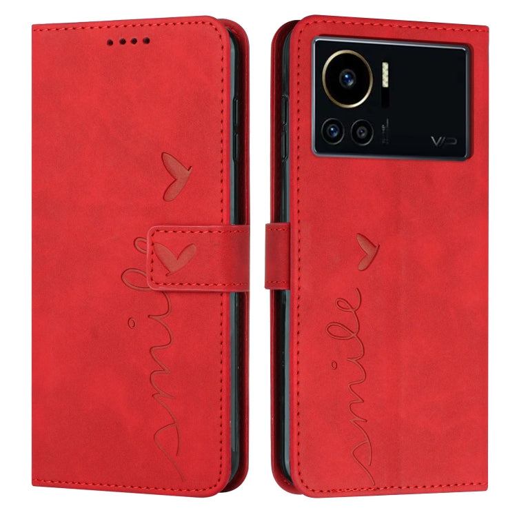 Skin Feel Heart Pattern Leather Phone Case, For Infinix Hot 12 Play, For Infinix Hot 12i, For Infinix Hot 12, For Infinix Note 12 G96, For Infinix Note 12 VIP, For Infinix Note 12/12 Pro, For Infinix Note 12i, For Infinix Smart 6 Plus India
