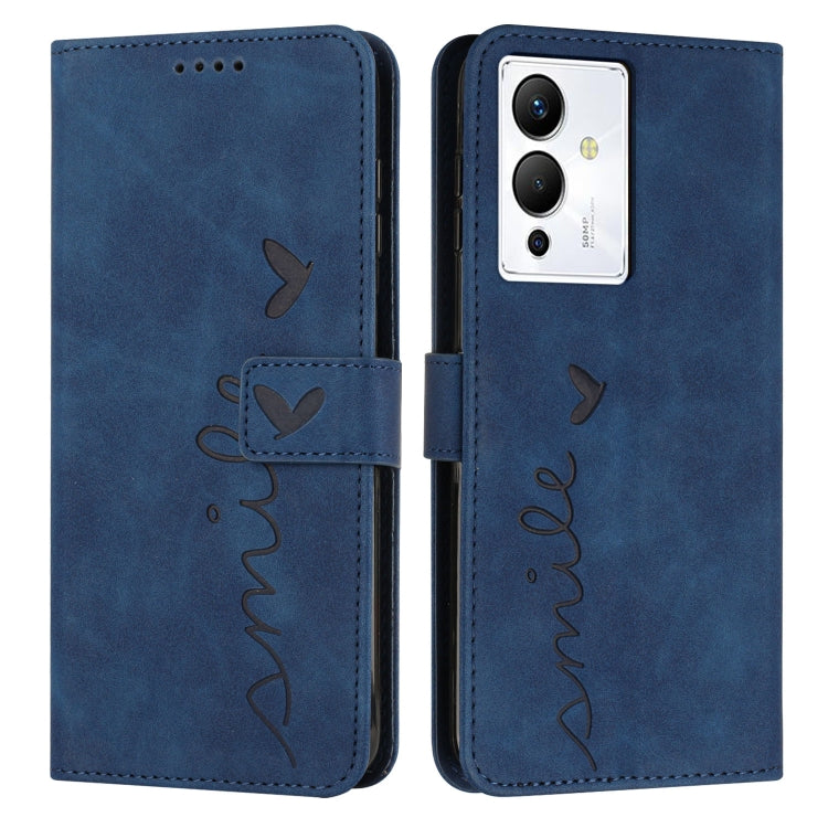 Skin Feel Heart Pattern Leather Phone Case, For Infinix Hot 12 Play, For Infinix Hot 12i, For Infinix Hot 12, For Infinix Note 12 G96, For Infinix Note 12 VIP, For Infinix Note 12/12 Pro, For Infinix Note 12i, For Infinix Smart 6 Plus India