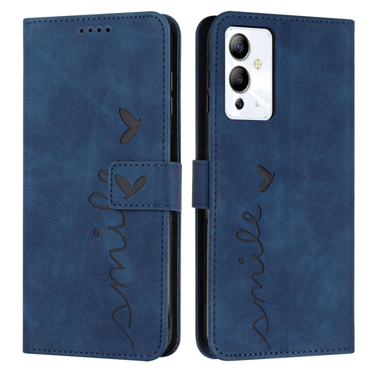 Skin Feel Heart Pattern Leather Phone Case, For Infinix Hot 12 Play, For Infinix Hot 12i, For Infinix Hot 12, For Infinix Note 12 G96, For Infinix Note 12 VIP, For Infinix Note 12/12 Pro, For Infinix Note 12i, For Infinix Smart 6 Plus India