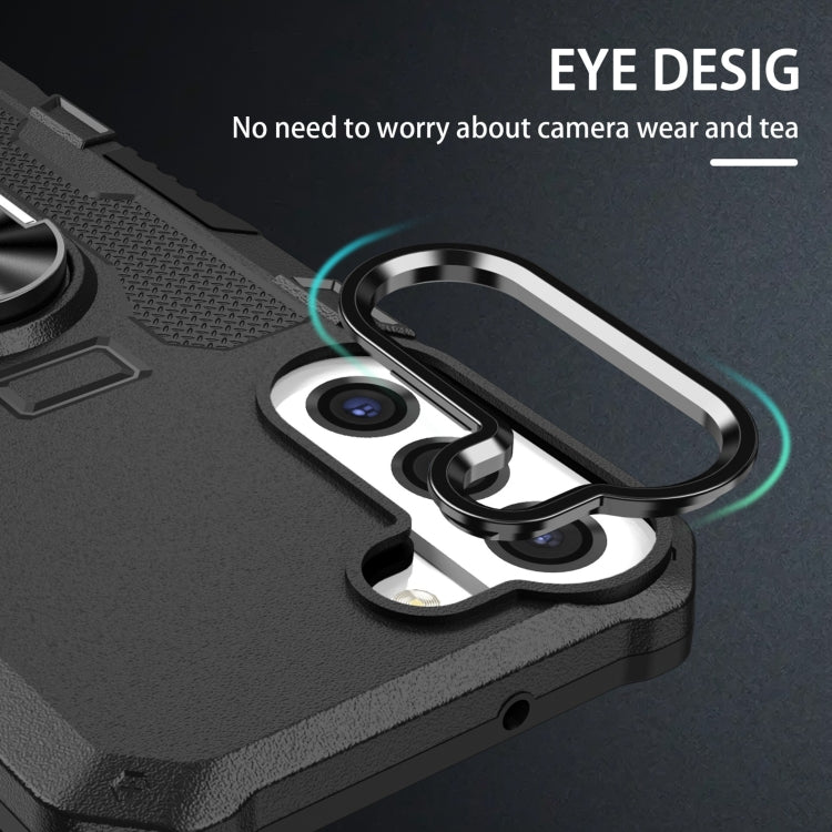 Ring Holder Armor Hybrid Phone Case, For Samsung Galaxy S22 5G, For Samsung Galaxy S22+ 5G, For Samsung Galaxy S22 Ultra 5G, For Samsung Galaxy S21 5G, For Samsung Galaxy S21+ 5G, For Samsung Galaxy S21 Ultra 5G