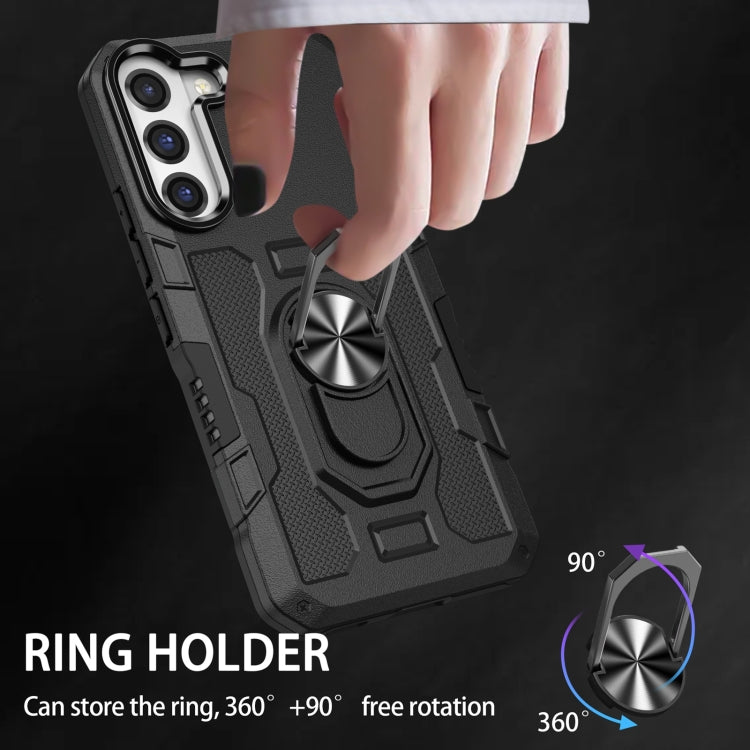 Ring Holder Armor Hybrid Phone Case, For Samsung Galaxy S22 5G, For Samsung Galaxy S22+ 5G, For Samsung Galaxy S22 Ultra 5G, For Samsung Galaxy S21 5G, For Samsung Galaxy S21+ 5G, For Samsung Galaxy S21 Ultra 5G