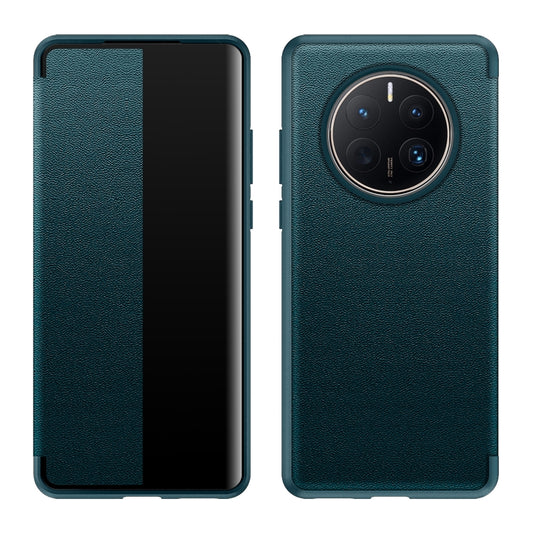 Leather + TPU Frame Shockproof Phone Case, For Huawei Mate 50 Pro, For Huawei Mate 50