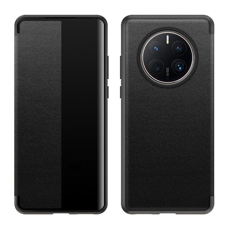 Leather + TPU Frame Shockproof Phone Case, For Huawei Mate 50 Pro, For Huawei Mate 50