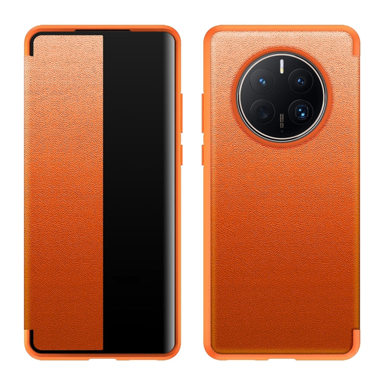 Leather + TPU Frame Shockproof Phone Case, For Huawei Mate 50 Pro, For Huawei Mate 50