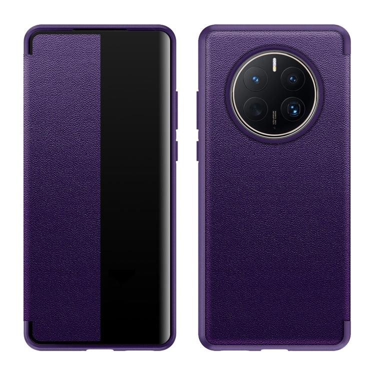 Leather + TPU Frame Shockproof Phone Case, For Huawei Mate 50 Pro, For Huawei Mate 50
