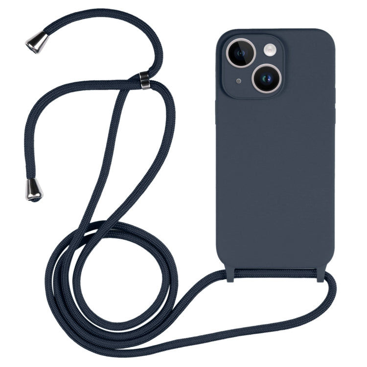 Crossbody Lanyard Liquid Silicone Case, For iPhone 14, For iPhone 14 Plus, For iPhone 14 Pro