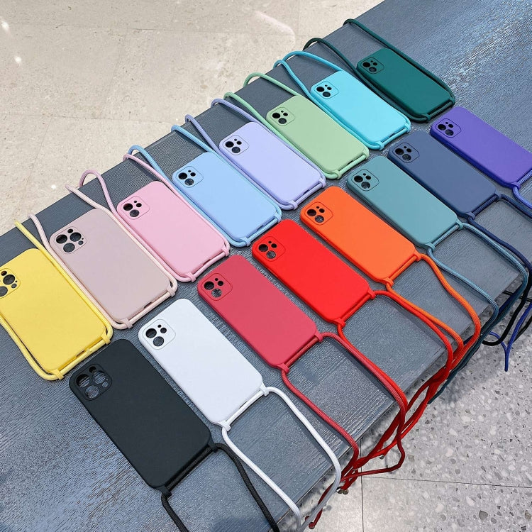 Crossbody Lanyard Liquid Silicone Case, For iPhone 14, For iPhone 14 Plus, For iPhone 14 Pro