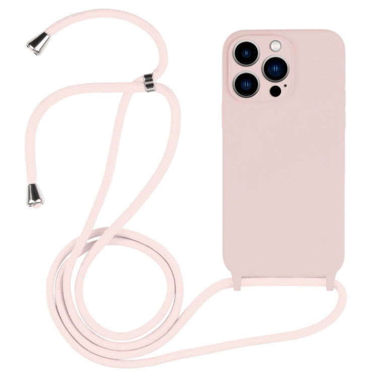 Crossbody Lanyard Liquid Silicone Case, For iPhone 14 Pro Max, For iPhone 13, For iPhone 13 Pro