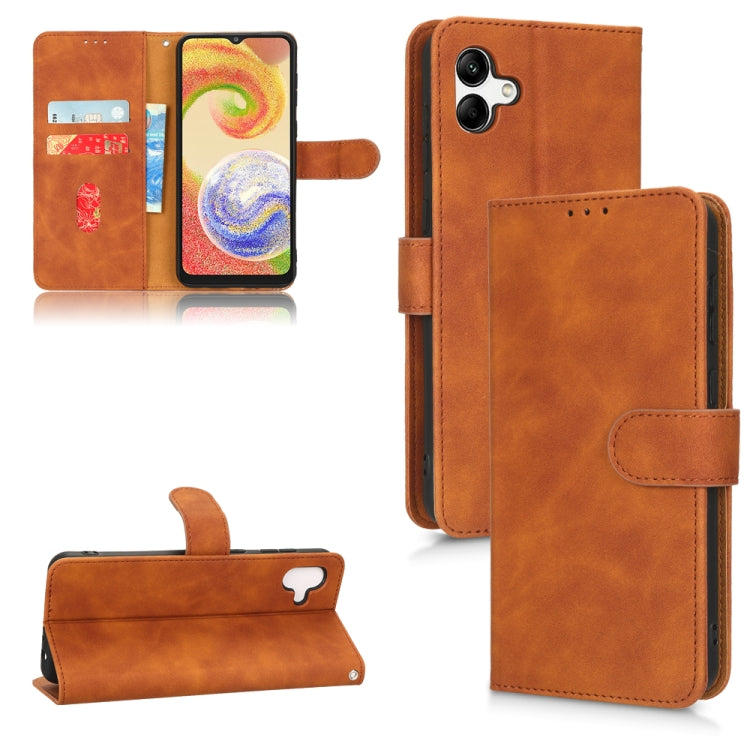 Skin Feel Magnetic Flip Leather Phone Case, For Motorola Edge 30 Lite / Edge 30 Neo, For Motorola Moto G62, For Samsung Galaxy A04 4G, For ZTE Blade A72 5G