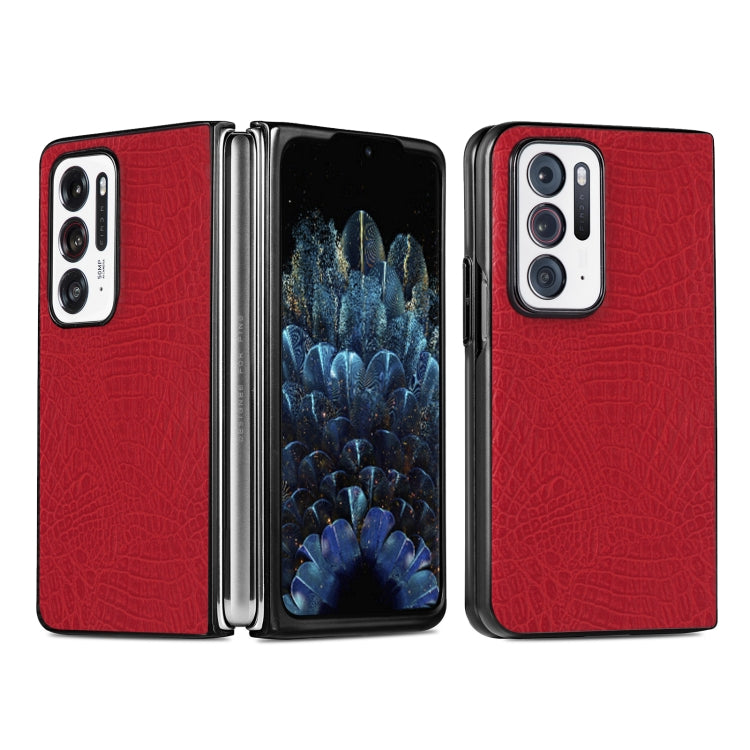 Shockproof Crocodile Texture PC + PU Case, For OPPO Find N, For vivo X Fold, For Huawei P50 Pocket, For Honor Magic V, For Sony Xperia 1 IV, For Sony Xperia 10 IV