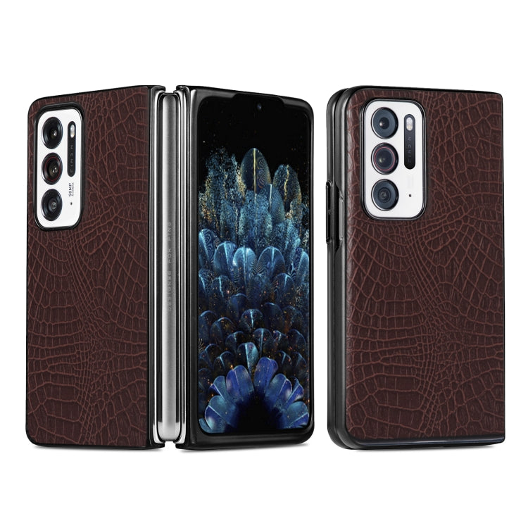 Shockproof Crocodile Texture PC + PU Case, For OPPO Find N, For vivo X Fold, For Huawei P50 Pocket, For Honor Magic V, For Sony Xperia 1 IV, For Sony Xperia 10 IV