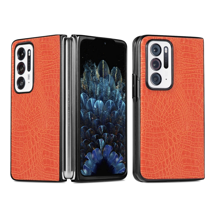 Shockproof Crocodile Texture PC + PU Case, For OPPO Find N, For vivo X Fold, For Huawei P50 Pocket, For Honor Magic V, For Sony Xperia 1 IV, For Sony Xperia 10 IV