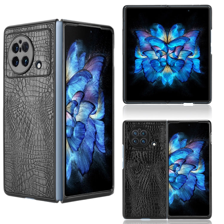 Shockproof Crocodile Texture PC + PU Case, For OPPO Find N, For vivo X Fold, For Huawei P50 Pocket, For Honor Magic V, For Sony Xperia 1 IV, For Sony Xperia 10 IV