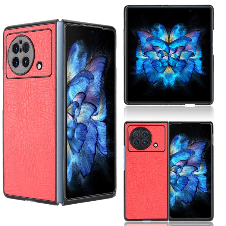 Shockproof Crocodile Texture PC + PU Case, For OPPO Find N, For vivo X Fold, For Huawei P50 Pocket, For Honor Magic V, For Sony Xperia 1 IV, For Sony Xperia 10 IV