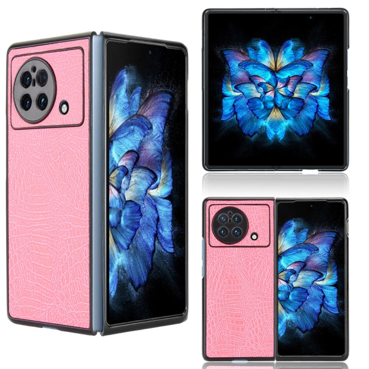 Shockproof Crocodile Texture PC + PU Case, For OPPO Find N, For vivo X Fold, For Huawei P50 Pocket, For Honor Magic V, For Sony Xperia 1 IV, For Sony Xperia 10 IV