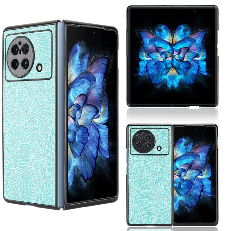 Shockproof Crocodile Texture PC + PU Case, For OPPO Find N, For vivo X Fold, For Huawei P50 Pocket, For Honor Magic V, For Sony Xperia 1 IV, For Sony Xperia 10 IV