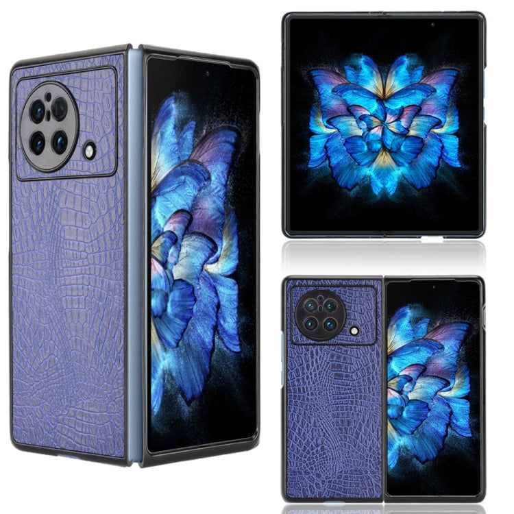 Shockproof Crocodile Texture PC + PU Case, For OPPO Find N, For vivo X Fold, For Huawei P50 Pocket, For Honor Magic V, For Sony Xperia 1 IV, For Sony Xperia 10 IV