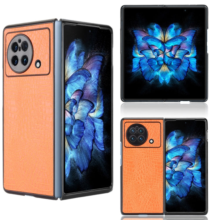 Shockproof Crocodile Texture PC + PU Case, For OPPO Find N, For vivo X Fold, For Huawei P50 Pocket, For Honor Magic V, For Sony Xperia 1 IV, For Sony Xperia 10 IV