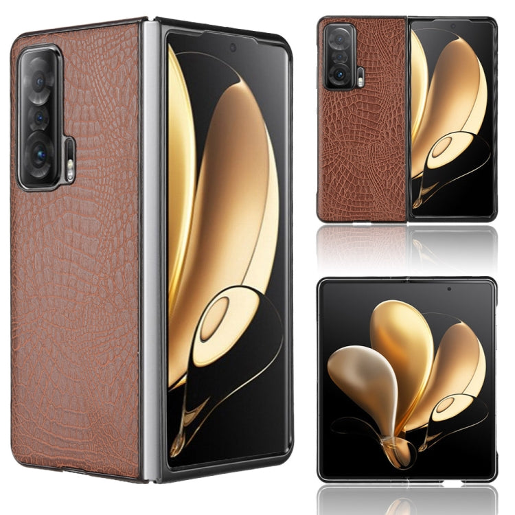 Shockproof Crocodile Texture PC + PU Case, For OPPO Find N, For vivo X Fold, For Huawei P50 Pocket, For Honor Magic V, For Sony Xperia 1 IV, For Sony Xperia 10 IV