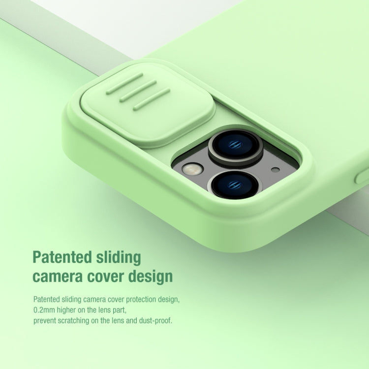 NILLKIN CamShield Liquid Silicone Phone Case, For iPhone 14 Plus, For iPhone 14, For iPhone 14 Pro, For iPhone 14 Pro Max
