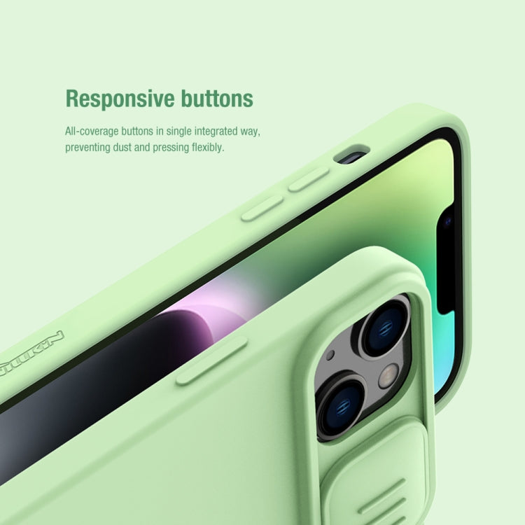 NILLKIN CamShield Liquid Silicone Phone Case, For iPhone 14 Plus, For iPhone 14, For iPhone 14 Pro, For iPhone 14 Pro Max