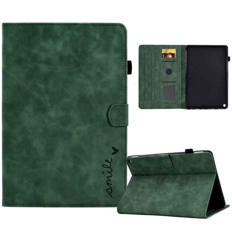 Embossed Smile Flip Tablet Leather Case, For Amazon Kindle Fire 7 2022, For Amazon Kindle Fire HD 8 2020, For Amazon Kindle Fire HD 10 2021, For Amazon Kindle Paperwhite 5, For Amazon Kindle Paperwhite 4/3/2/1, For Amazon Kindle Fire 7 2019/2017/2015