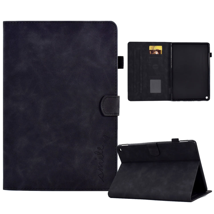 Embossed Smile Flip Tablet Leather Case, For Amazon Kindle Fire 7 2022, For Amazon Kindle Fire HD 8 2020, For Amazon Kindle Fire HD 10 2021, For Amazon Kindle Paperwhite 5, For Amazon Kindle Paperwhite 4/3/2/1, For Amazon Kindle Fire 7 2019/2017/2015