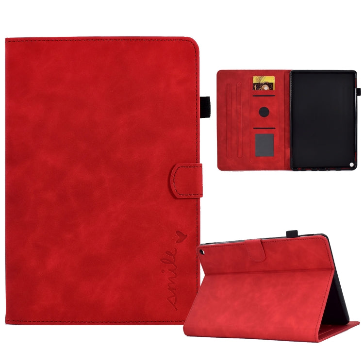 Embossed Smile Flip Tablet Leather Case, For Amazon Kindle Fire 7 2022, For Amazon Kindle Fire HD 8 2020, For Amazon Kindle Fire HD 10 2021, For Amazon Kindle Paperwhite 5, For Amazon Kindle Paperwhite 4/3/2/1, For Amazon Kindle Fire 7 2019/2017/2015
