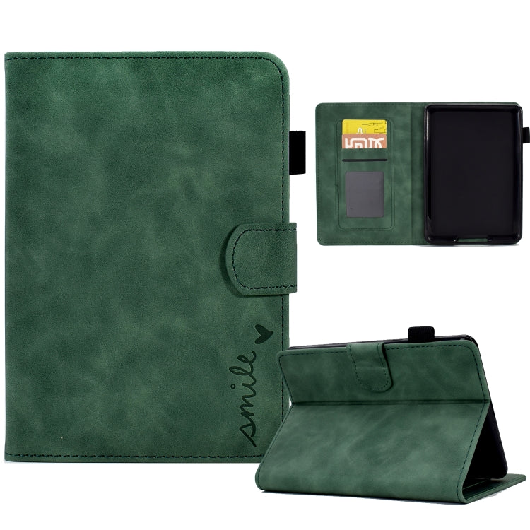 Embossed Smile Flip Tablet Leather Case, For Amazon Kindle Fire 7 2022, For Amazon Kindle Fire HD 8 2020, For Amazon Kindle Fire HD 10 2021, For Amazon Kindle Paperwhite 5, For Amazon Kindle Paperwhite 4/3/2/1, For Amazon Kindle Fire 7 2019/2017/2015
