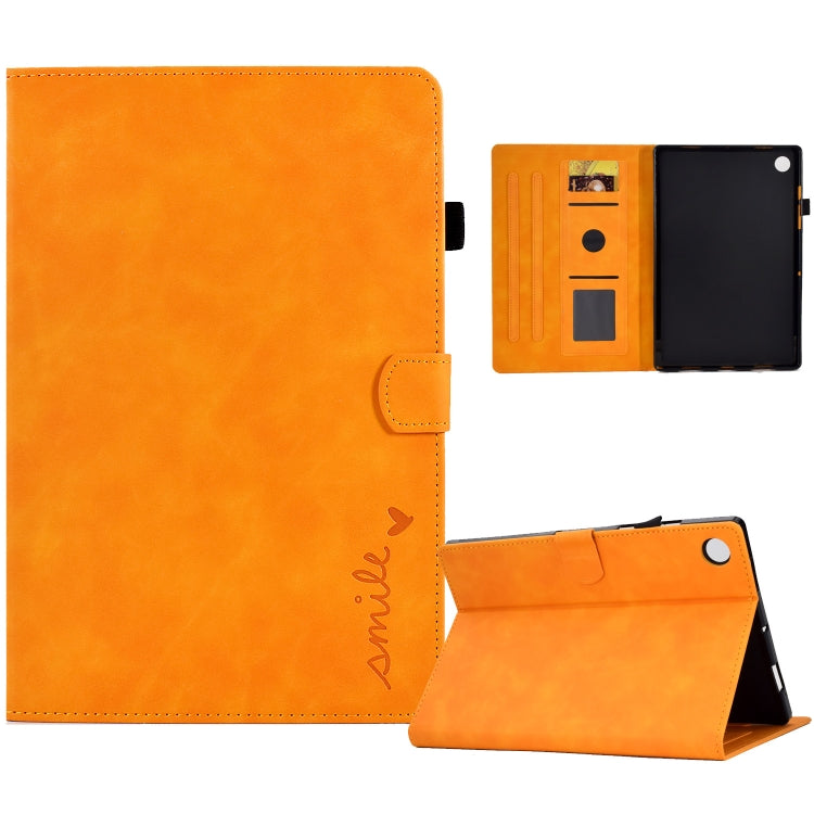 Embossed Smile Flip Tablet Leather Case, For Samsung Galaxy Tab A8 10.5 2021, For Samsung Galaxy Tab A7 Lite T220, For Samsung Galaxy Tab A 8.0 2019 T290, For Samsung Galaxy Tab A7 10.4 2020 T500, For Samsung Galaxy Tab A 10.1 2019 T510                ...