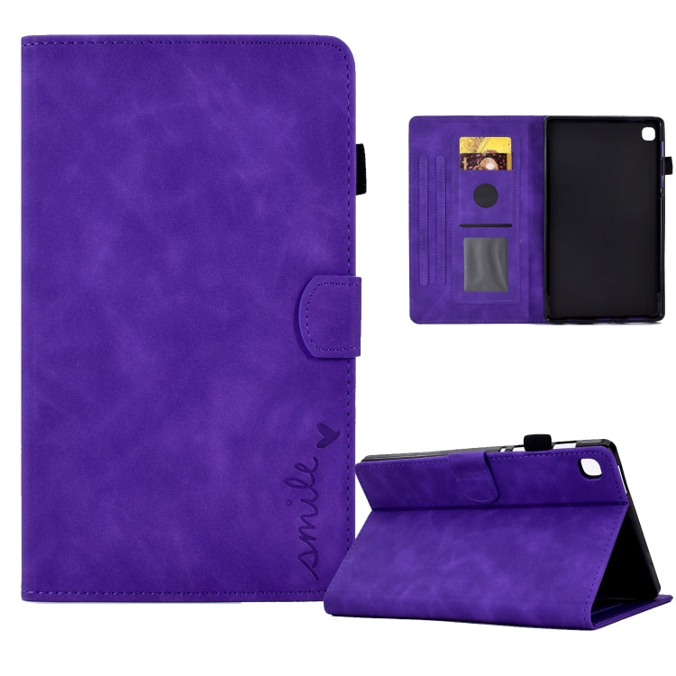 Embossed Smile Flip Tablet Leather Case, For Samsung Galaxy Tab A8 10.5 2021, For Samsung Galaxy Tab A7 Lite T220, For Samsung Galaxy Tab A 8.0 2019 T290, For Samsung Galaxy Tab A7 10.4 2020 T500, For Samsung Galaxy Tab A 10.1 2019 T510                ...