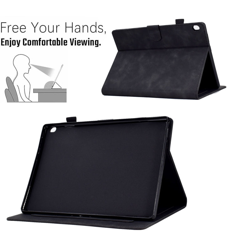 Embossed Smile Flip Tablet Leather Case, For Lenovo Tab M10, For Lenovo Tab M10 HD Gen 2, For Lenovo Tab M10 3rd Gen, For Lenovo M10 Plus, For Lenovo Tab M10 Plus 3rd Gen, For Huawei MatePad T 10 / T 10s, For Huawei MediaPad T5