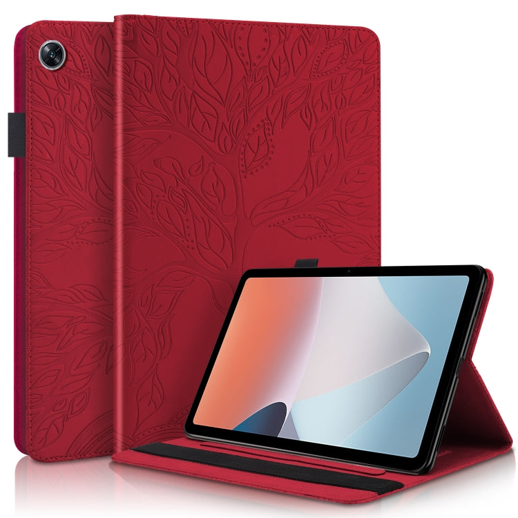 Life Tree Series Horizontal Flip Leather Tablet Case, For OPPO Pad Air, For OPPO Realme Pad X