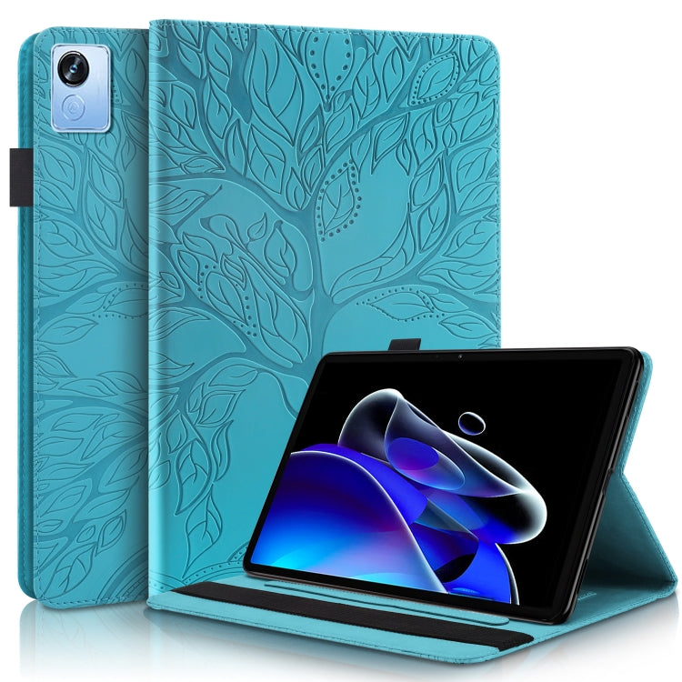 Life Tree Series Horizontal Flip Leather Tablet Case, For OPPO Pad Air, For OPPO Realme Pad X