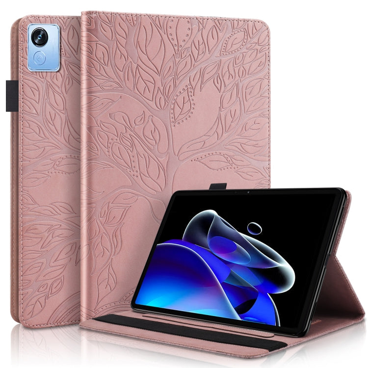 Life Tree Series Horizontal Flip Leather Tablet Case, For OPPO Pad Air, For OPPO Realme Pad X