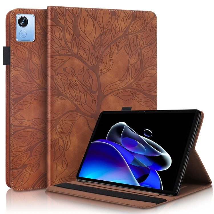 Life Tree Series Horizontal Flip Leather Tablet Case, For OPPO Pad Air, For OPPO Realme Pad X