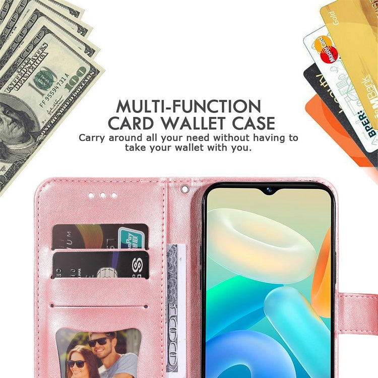 7-petal Flowers Embossing Leather Phone Case, For vivo Y02s, For vivo Y75 4G / S10e, For vivo Y77 5G, For Xiaomi Poco C40, For Xiaomi Poco M4 5G