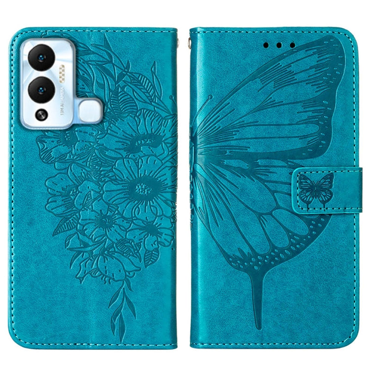 Embossed Butterfly Flip Leather Phone Case, For Infinix Hot 12 Play/Hot 12 Play NFC X6816C, For Infinix Hot 12i X665, For Infinix Hot 12 X6817, For Infinix Note 12 Pro 4G, For Infinix Note 12 Pro 5G, For Infinix Note 12 G96