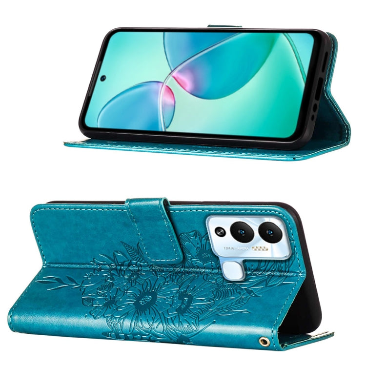 Embossed Butterfly Flip Leather Phone Case, For Infinix Hot 12 Play/Hot 12 Play NFC X6816C, For Infinix Hot 12i X665, For Infinix Hot 12 X6817, For Infinix Note 12 Pro 4G, For Infinix Note 12 Pro 5G, For Infinix Note 12 G96