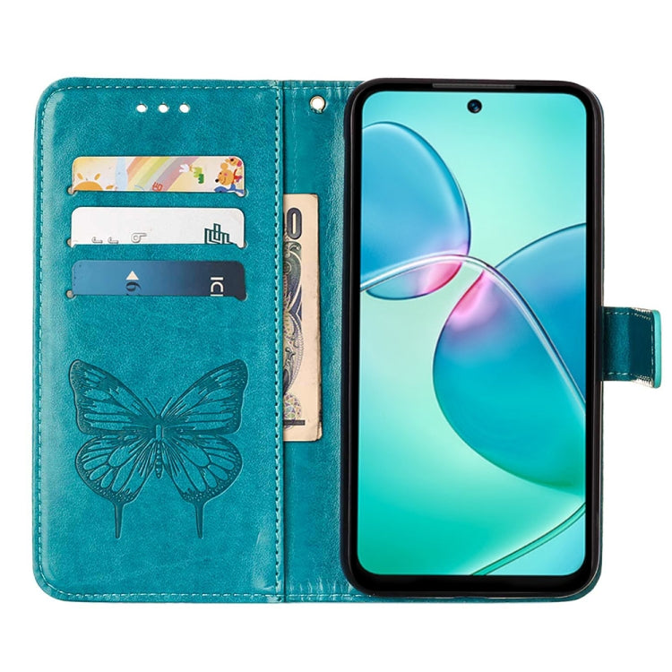 Embossed Butterfly Flip Leather Phone Case, For Infinix Hot 12 Play/Hot 12 Play NFC X6816C, For Infinix Hot 12i X665, For Infinix Hot 12 X6817, For Infinix Note 12 Pro 4G, For Infinix Note 12 Pro 5G, For Infinix Note 12 G96