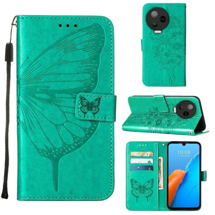 Embossed Butterfly Flip Leather Phone Case, For Infinix Hot 12 Play/Hot 12 Play NFC X6816C, For Infinix Hot 12i X665, For Infinix Hot 12 X6817, For Infinix Note 12 Pro 4G, For Infinix Note 12 Pro 5G, For Infinix Note 12 G96