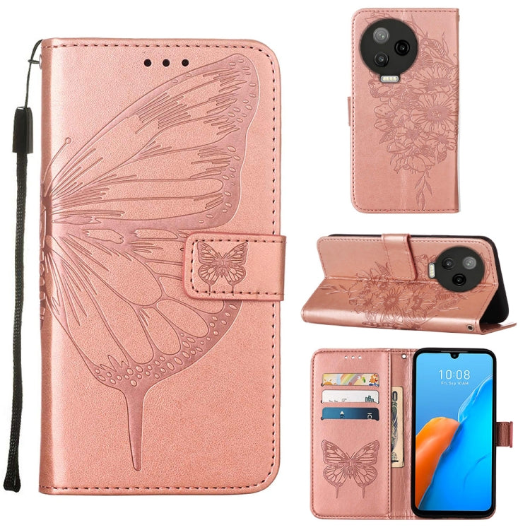 Embossed Butterfly Flip Leather Phone Case, For Infinix Hot 12 Play/Hot 12 Play NFC X6816C, For Infinix Hot 12i X665, For Infinix Hot 12 X6817, For Infinix Note 12 Pro 4G, For Infinix Note 12 Pro 5G, For Infinix Note 12 G96