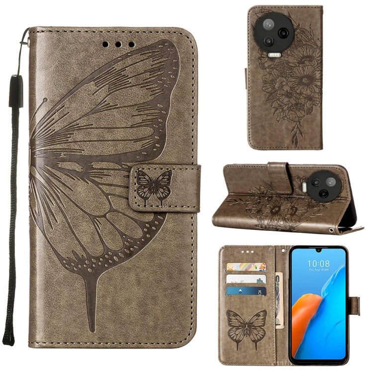 Embossed Butterfly Flip Leather Phone Case, For Infinix Hot 12 Play/Hot 12 Play NFC X6816C, For Infinix Hot 12i X665, For Infinix Hot 12 X6817, For Infinix Note 12 Pro 4G, For Infinix Note 12 Pro 5G, For Infinix Note 12 G96